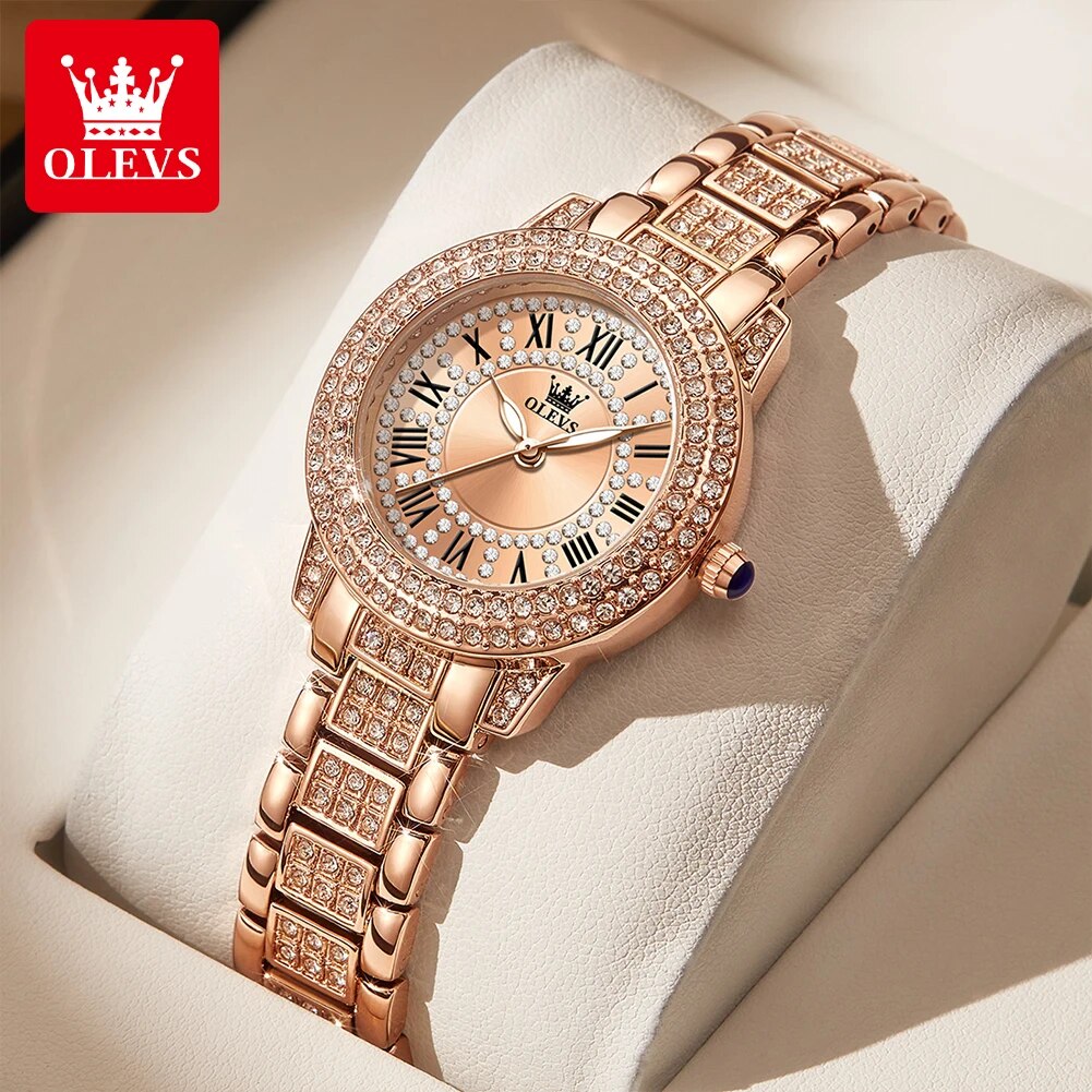 Luxury Watch Deals - OLEVS 9943 Luxury All Diamond Original