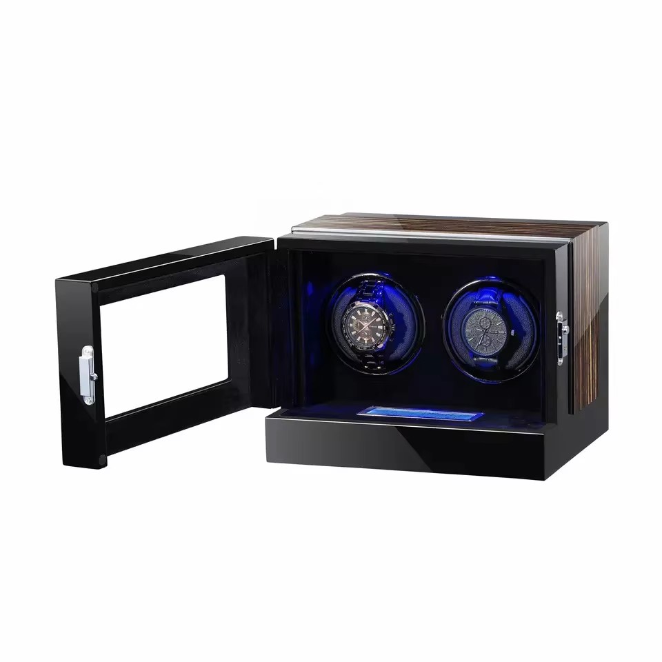 Luxury Watch Case - 2 Slots Protective Luxury Watch Winder