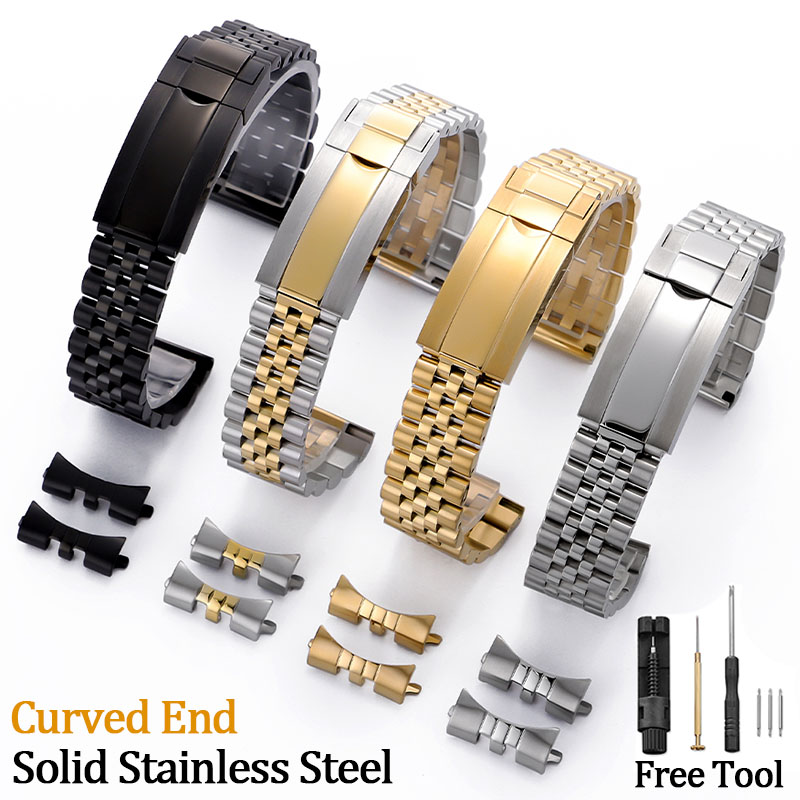 Luxury Watch Jaeger Lecoultre - Premium Curved End Watch Strap 20mm