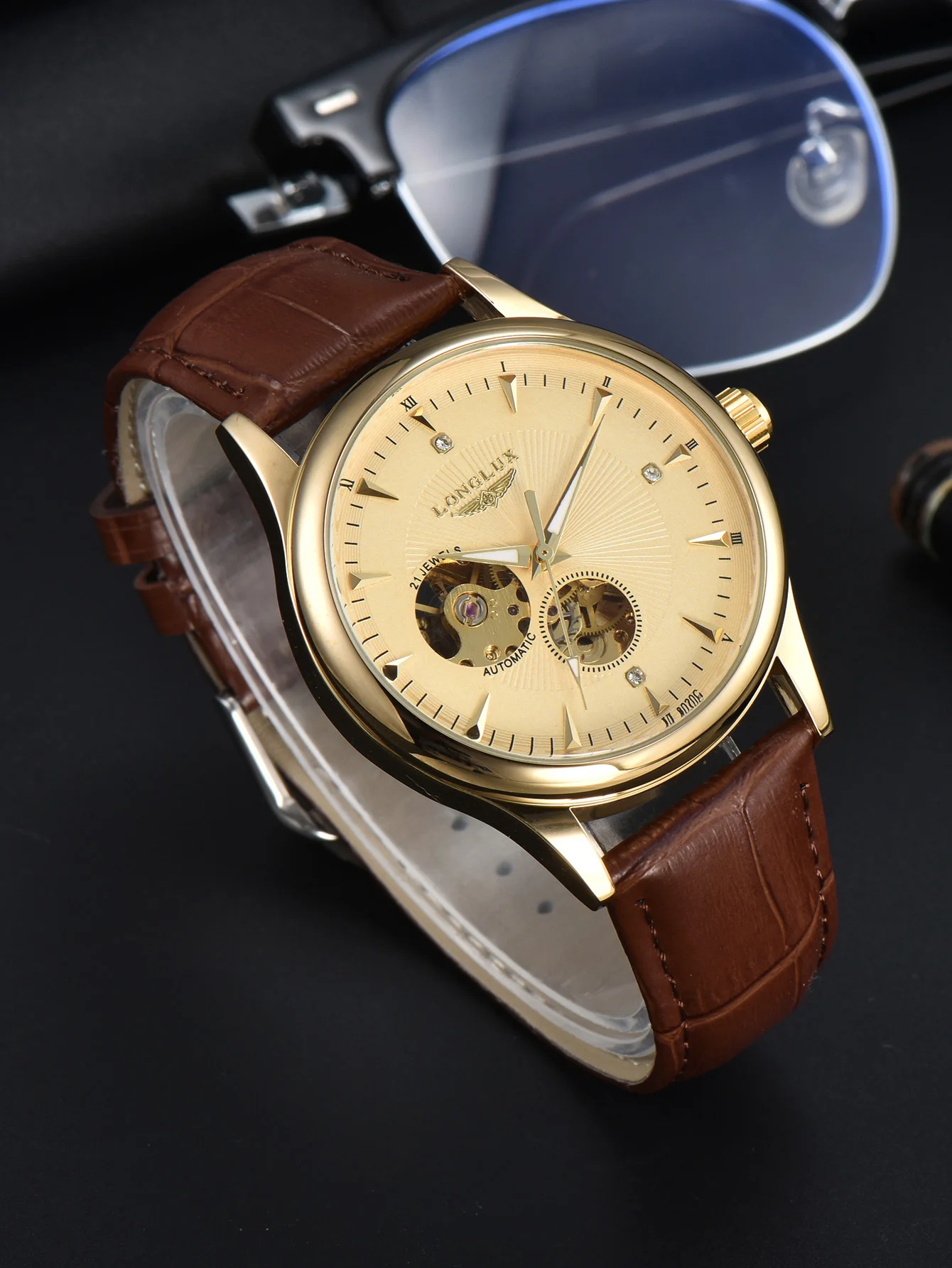 Luxury Watch On Sale - LONGLUX Automatic Watch Elegant Style Wholesale