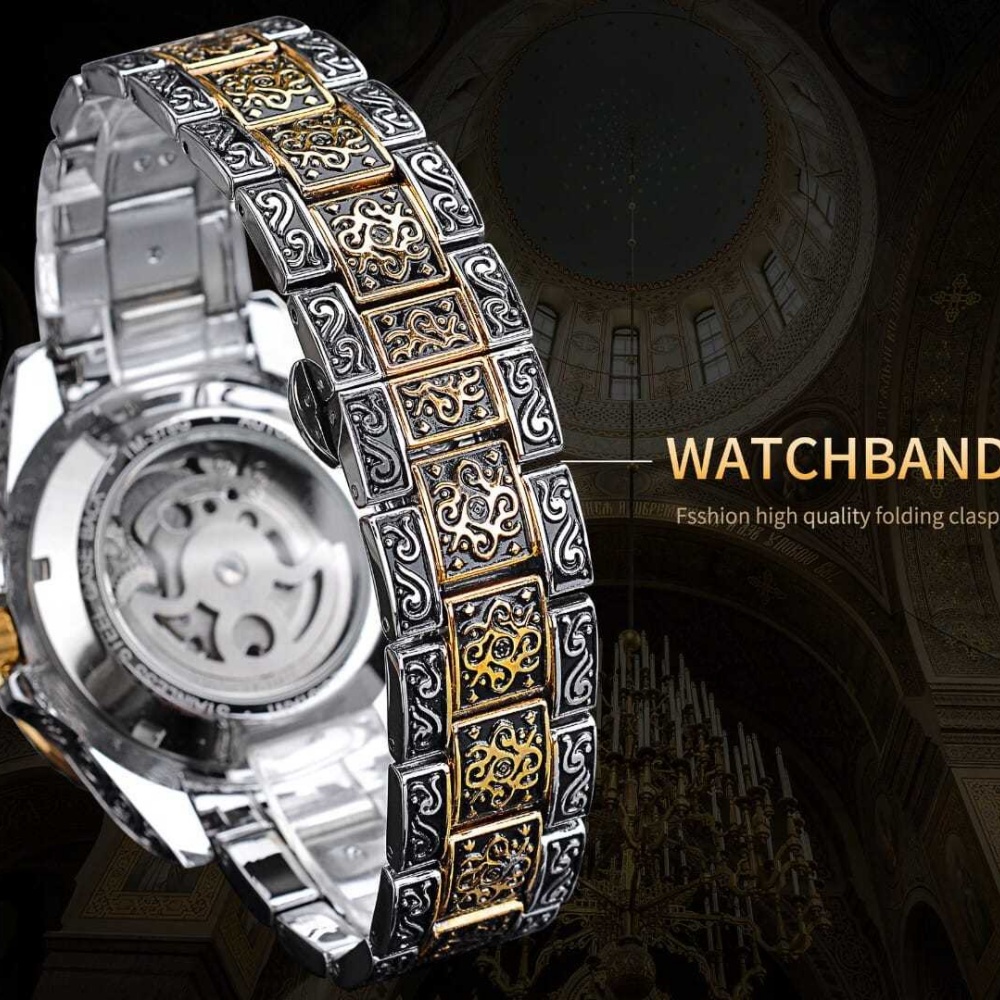 High-End Retro Men's Fully Aut - đánh giá và giá Luxury Watch Engraving