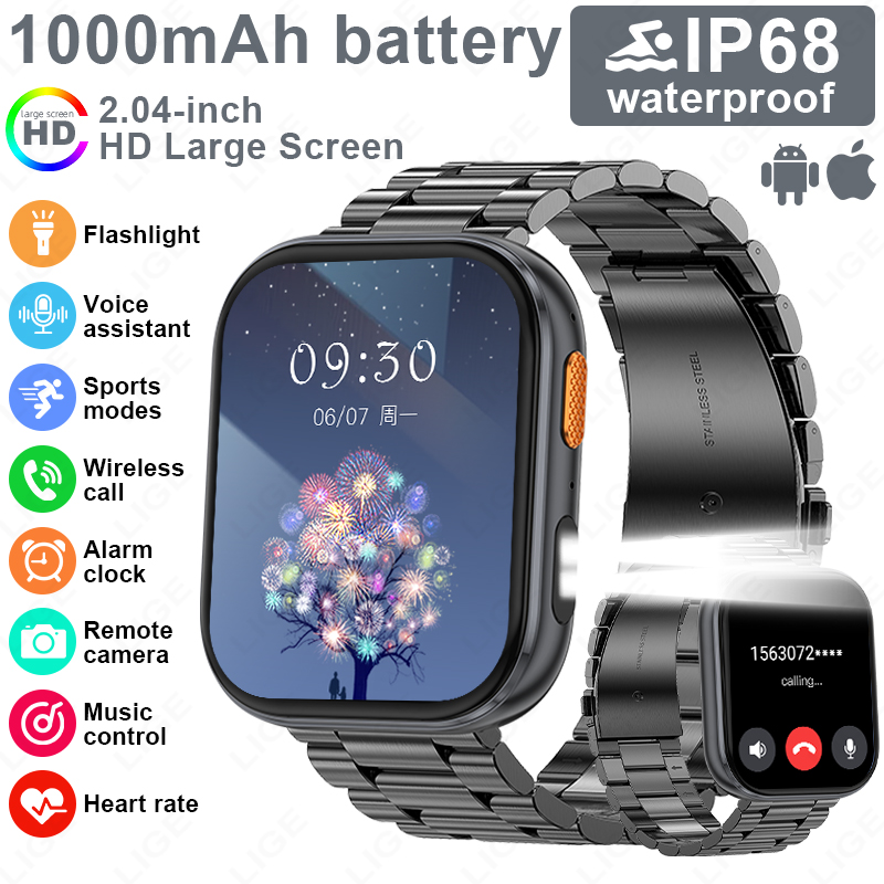 LIGE New Military Outdoor 1000 - đánh giá và giá Luxury Watch Arabic