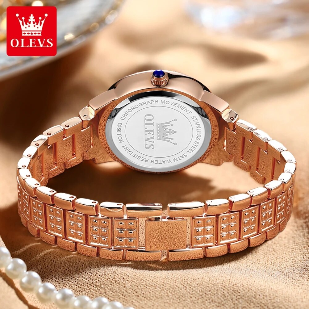 OLEVS 9943 Luxury All Diamond  - đánh giá và giá Luxury Watch Deals