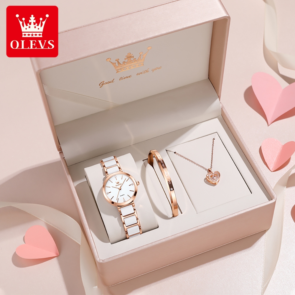OLEVS Women Watch 5877 Luxury  - đánh giá và giá Luxury Watch Case