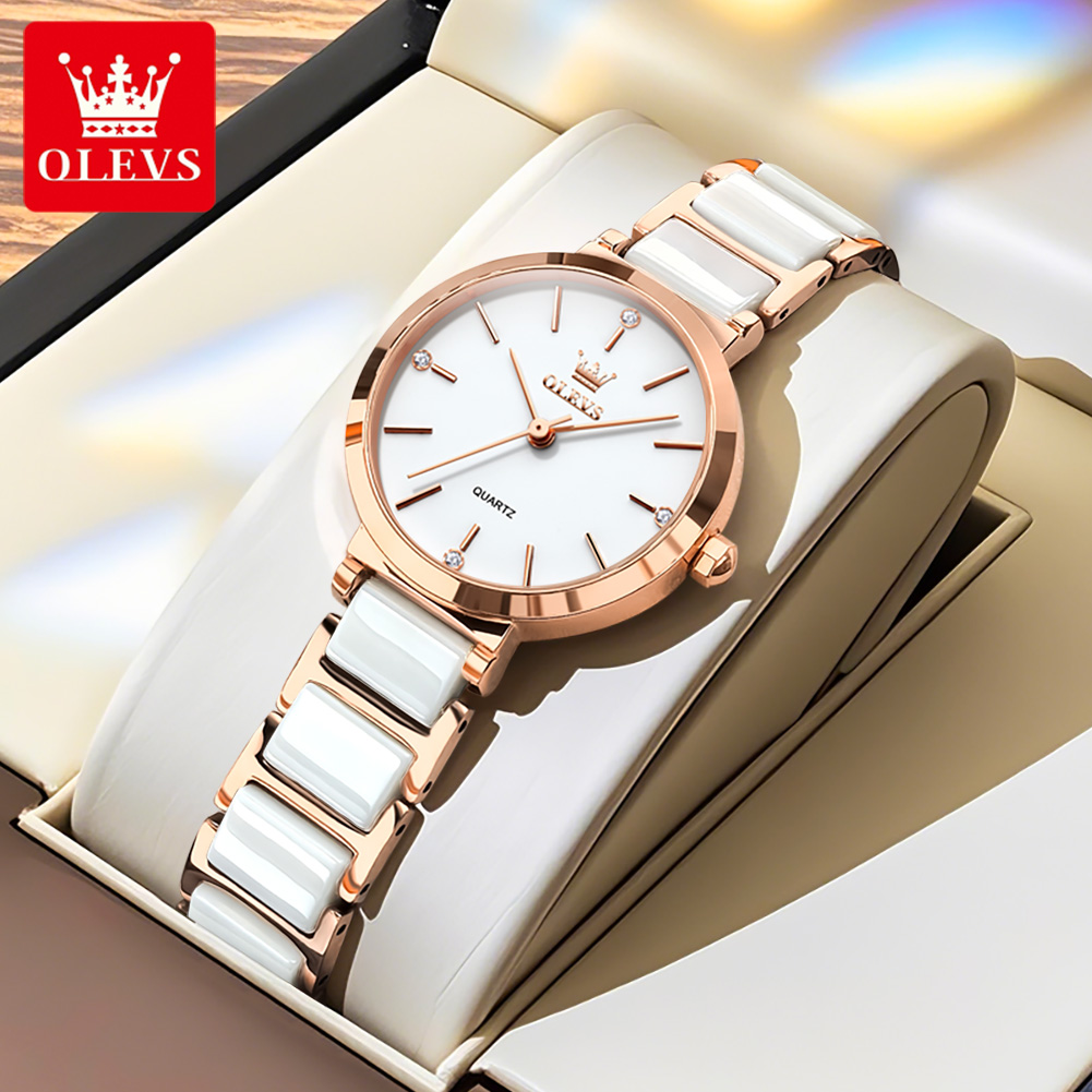 OLEVS Women Watch 5877 Luxury  - đánh giá và giá Luxury Watch Case