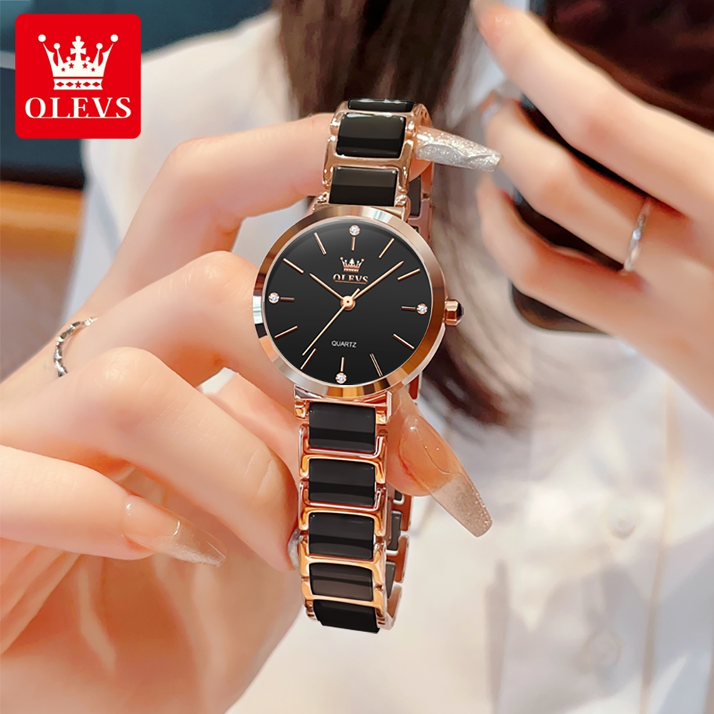 OLEVS Women Watch 5877 Luxury  - đánh giá và giá Luxury Watch Case
