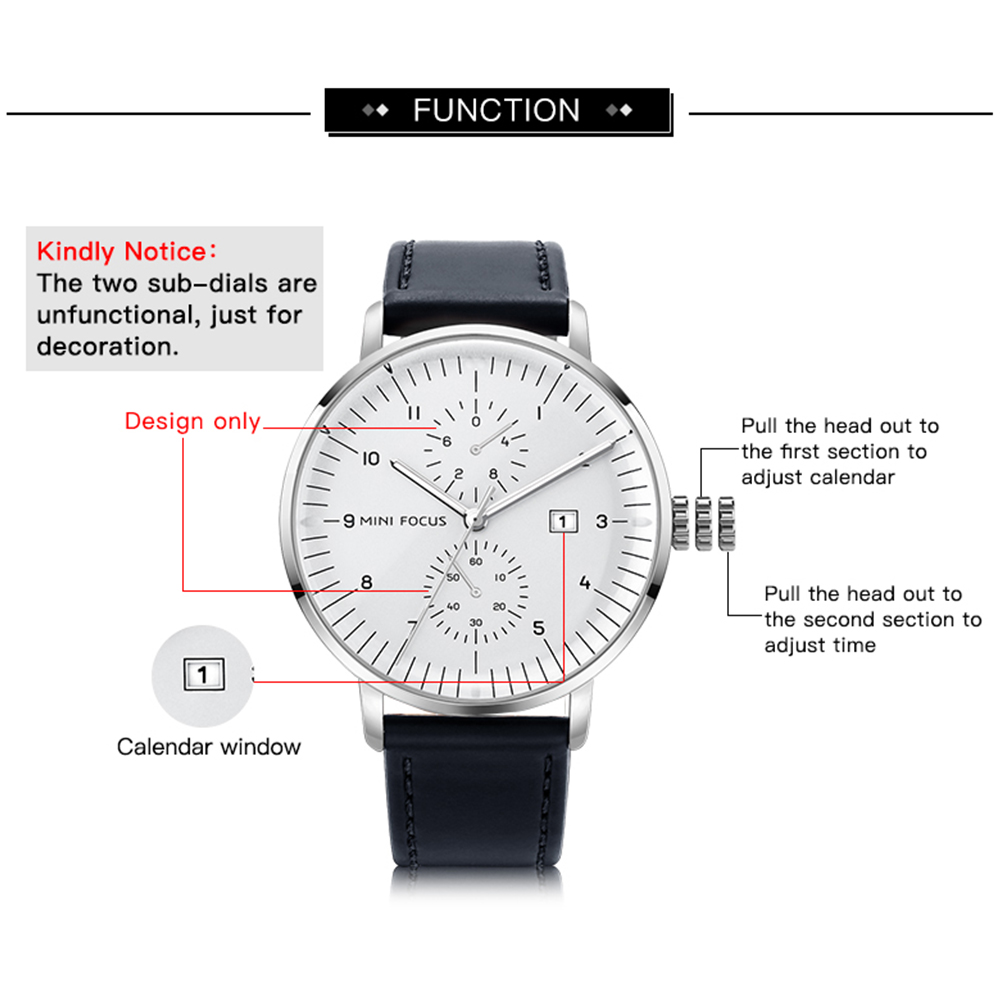 MINI FOCUS Business Quartz Man - đánh giá và giá Luxury Watch On Sale
