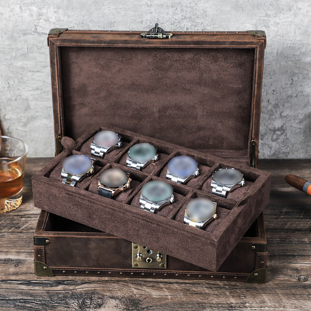CONTACT'S FAMILY 8 Leather Cus - đánh giá và giá Luxury Watch Case