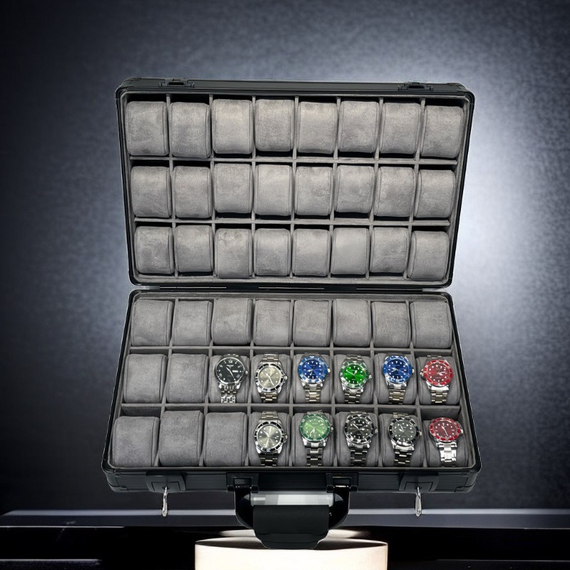 Aluminum Green Watch Box Mens  - đánh giá và giá Luxury Watch Jaeger Lecoultre