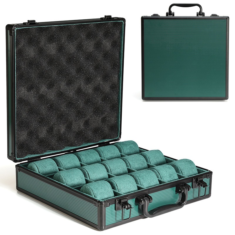 Aluminum Green Watch Box Mens  - đánh giá và giá Luxury Watch Jaeger Lecoultre