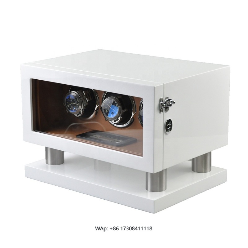 White Brown Leather Controller - đánh giá và giá Luxury Watch Winder