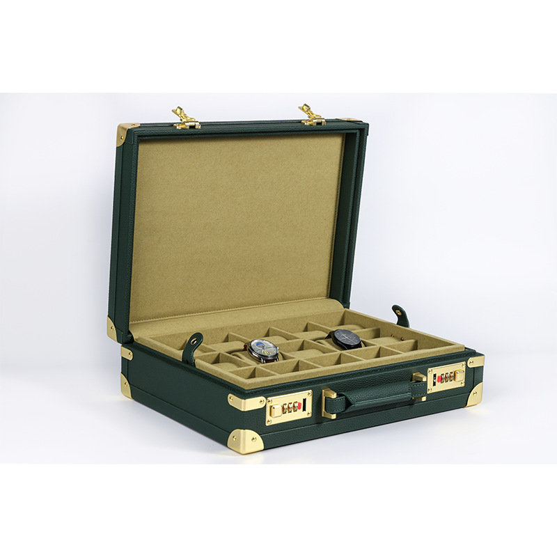 OEM ODM Luxury 15 Slots Green  - đánh giá và giá Luxury Watch Storage