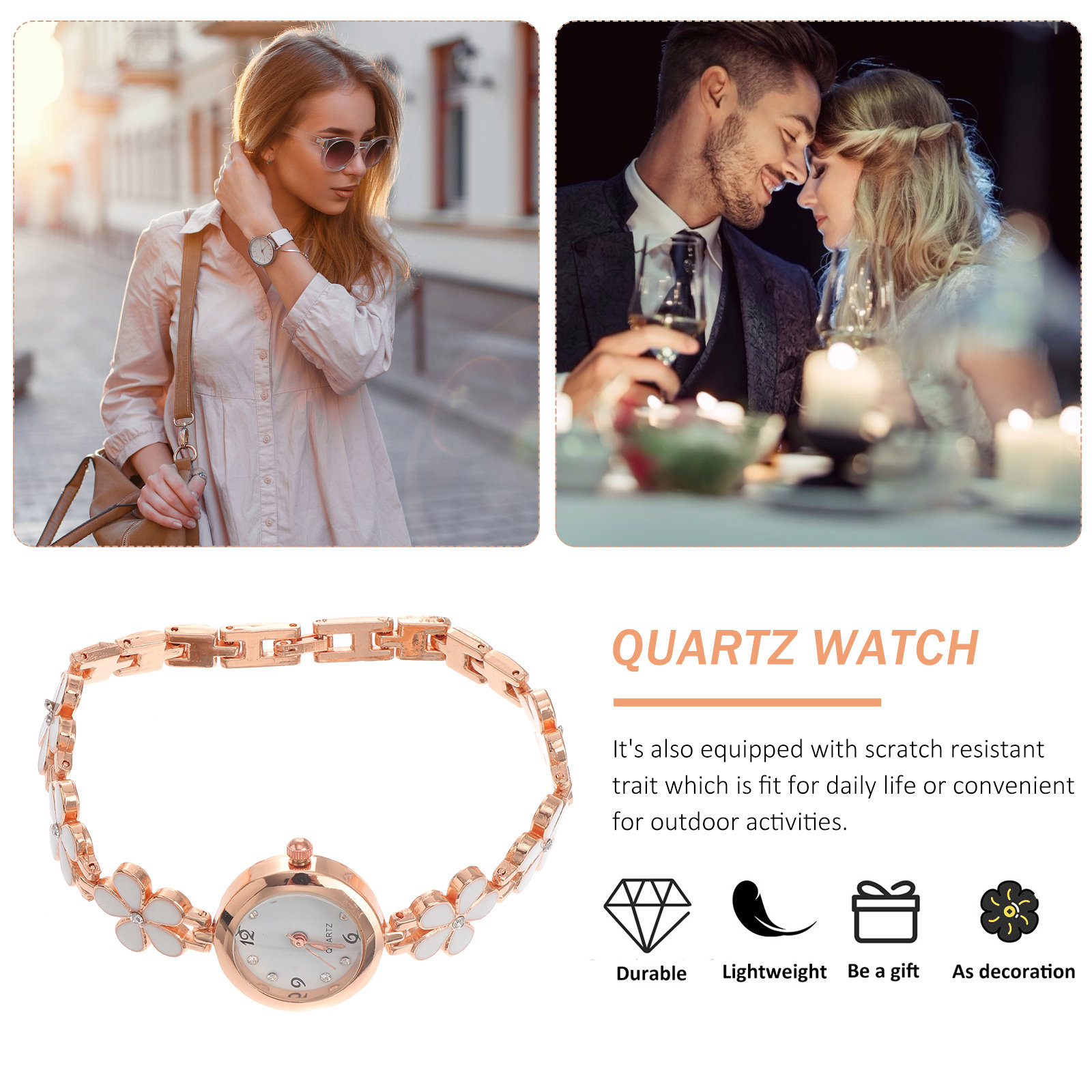Elegant Crystal Quartz Bracele - đánh giá và giá Luxury Watch & Jewellery Recensioni