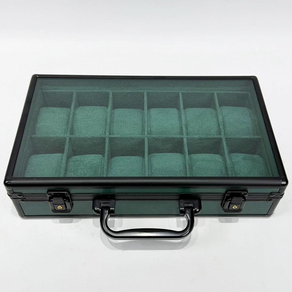 18/6/12/15 Slots Aluminum Gree - đánh giá và giá Luxury Watch Jaeger Lecoultre