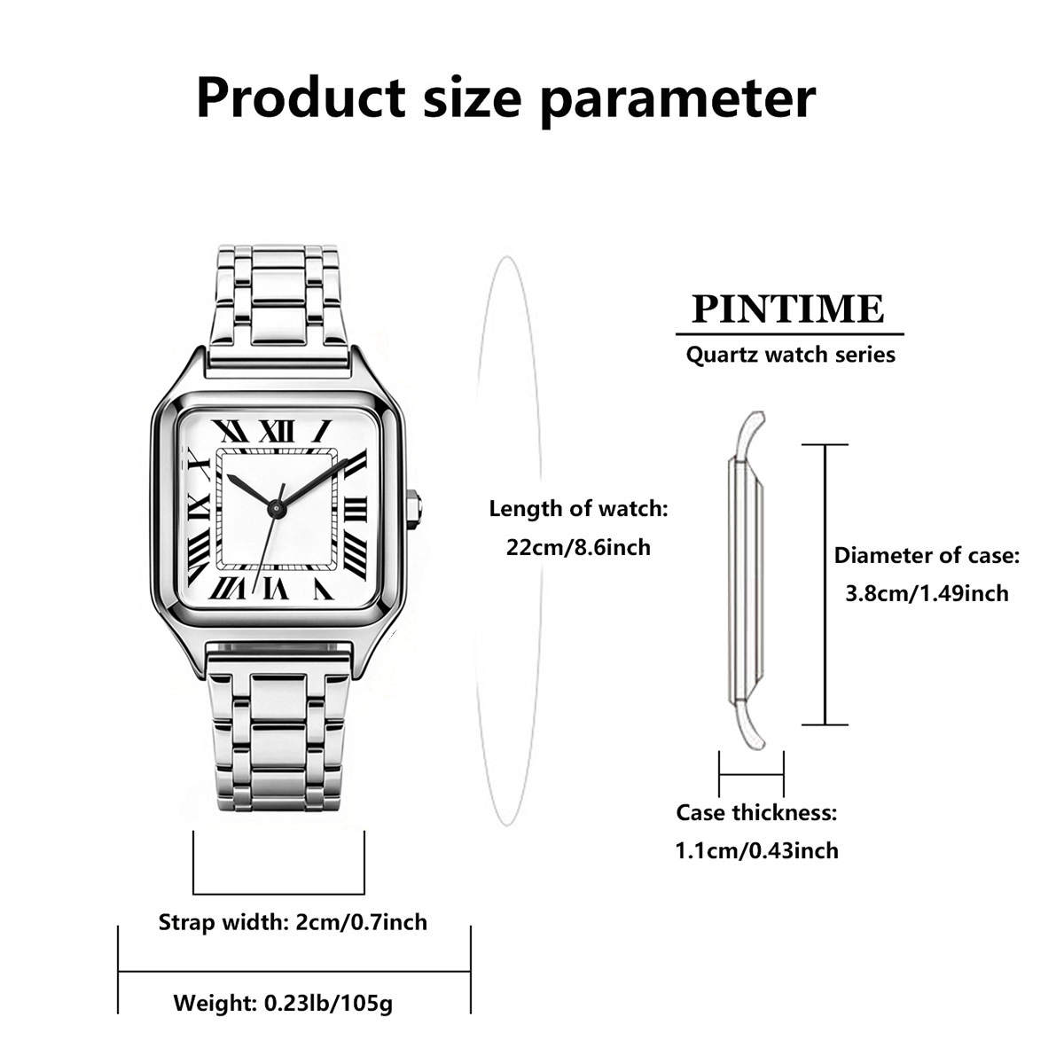 Ladies' Square Luxury Watch, A - đánh giá và giá Luxury Watch Arabic