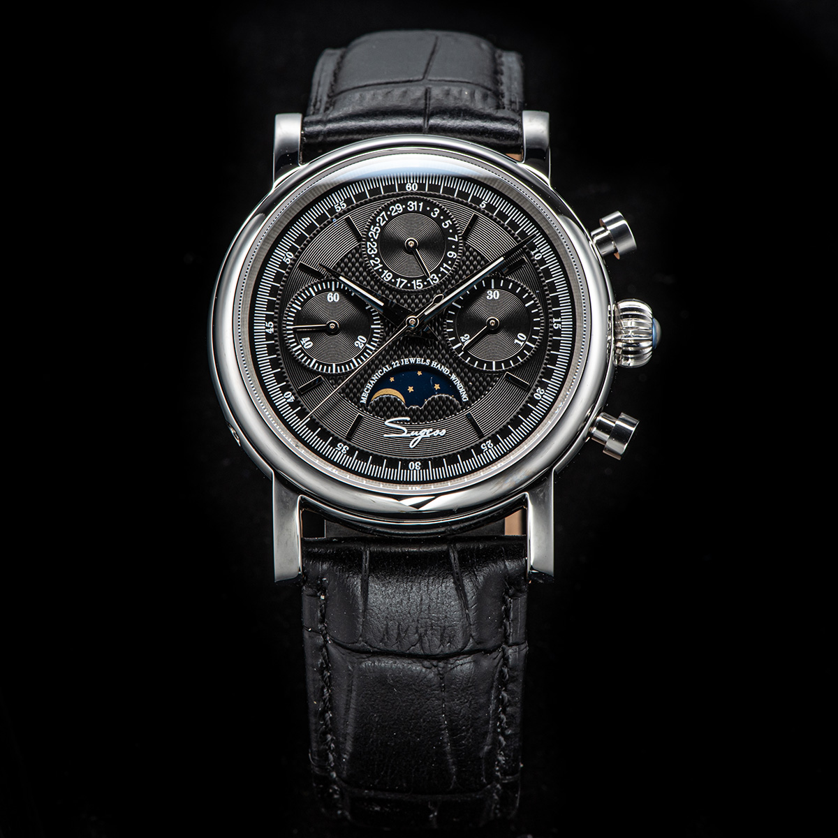 Sugess Phi Công Chronograph Đồ - đánh giá và giá Luxury Watch On Sale