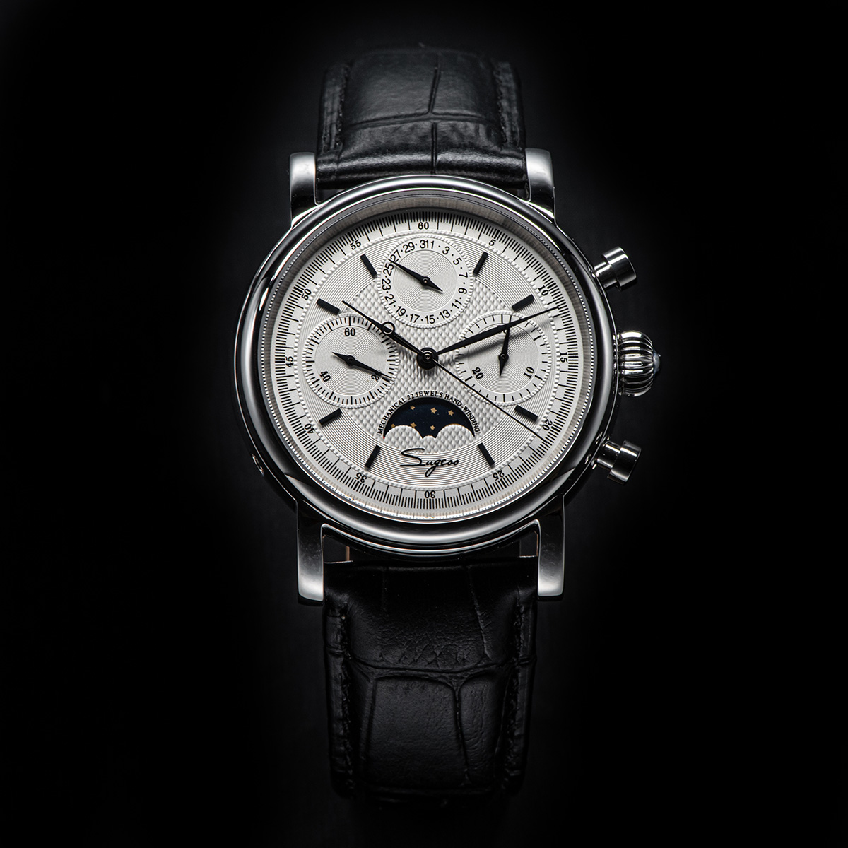 Sugess Phi Công Chronograph Đồ - đánh giá và giá Luxury Watch On Sale