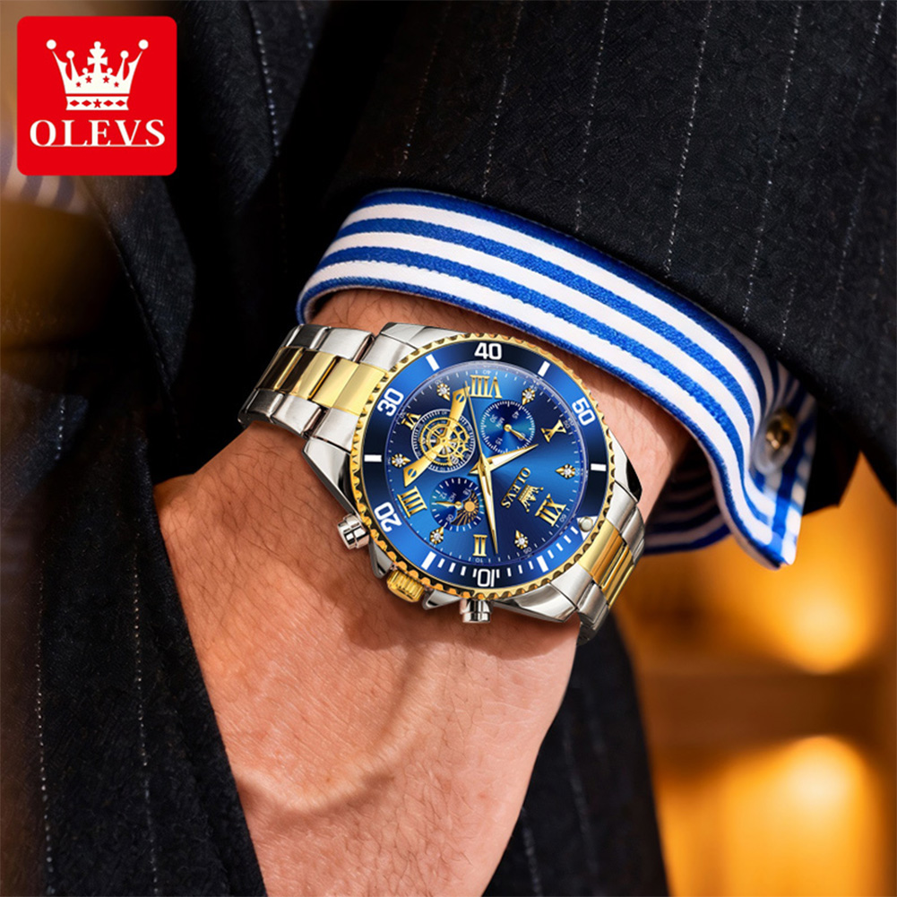 Luxury OLEVS Quartz Gold Metal - đánh giá và giá Luxury Watch Winder