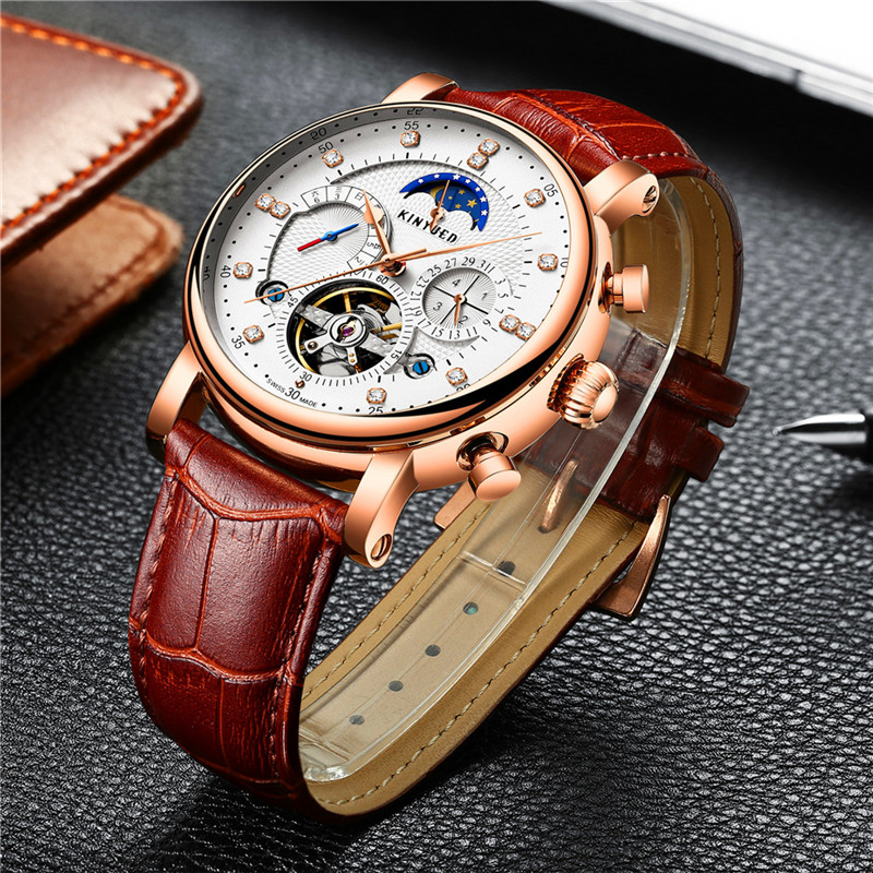 Luxury Brand KINYUED Automatic - đánh giá và giá Luxury Watch On Sale