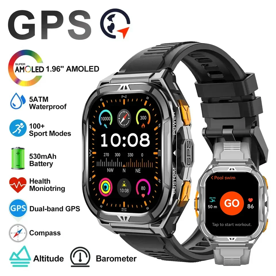 Luxury AMOLED Smartwatch Real  - đánh giá và giá Luxury Watch Arabic