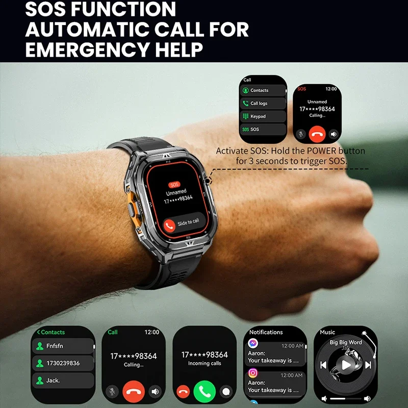 Luxury AMOLED Smartwatch Real  - đánh giá và giá Luxury Watch Arabic