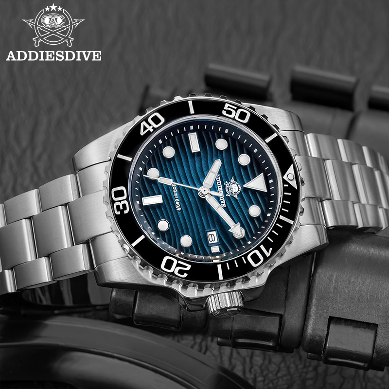 ADDIESDIVE Men's 2115 Quartz W - đánh giá và giá Luxury Watch Case