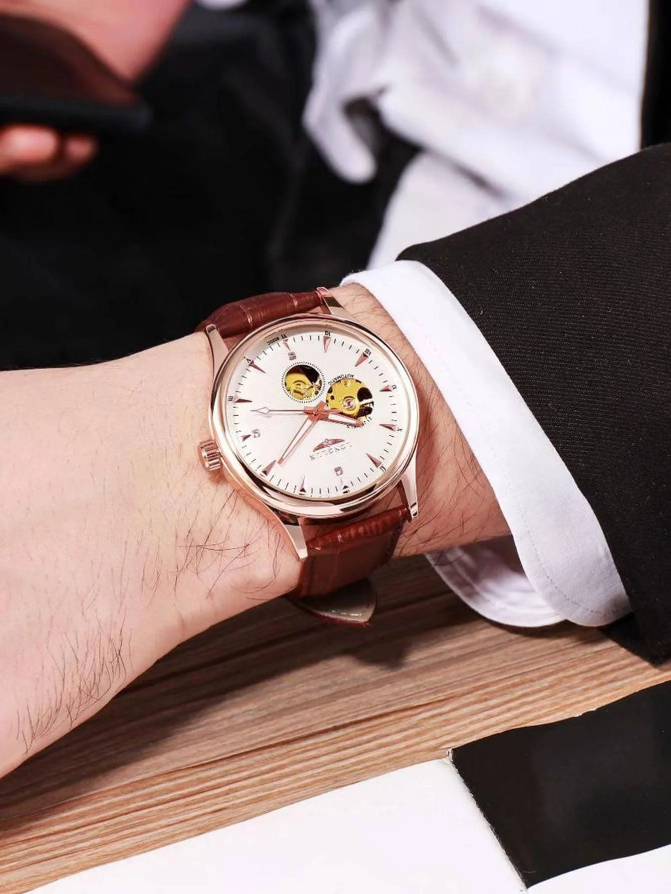 LONGLUX Automatic Watch Elegan - đánh giá và giá Luxury Watch On Sale